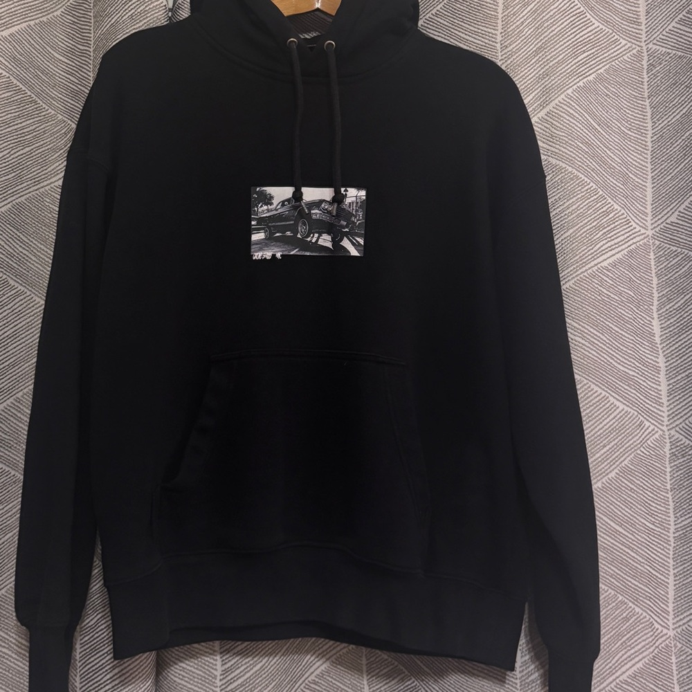 Black Graphic Hoodie